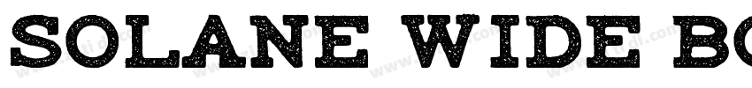 Solane Wide Bold Bol字体转换